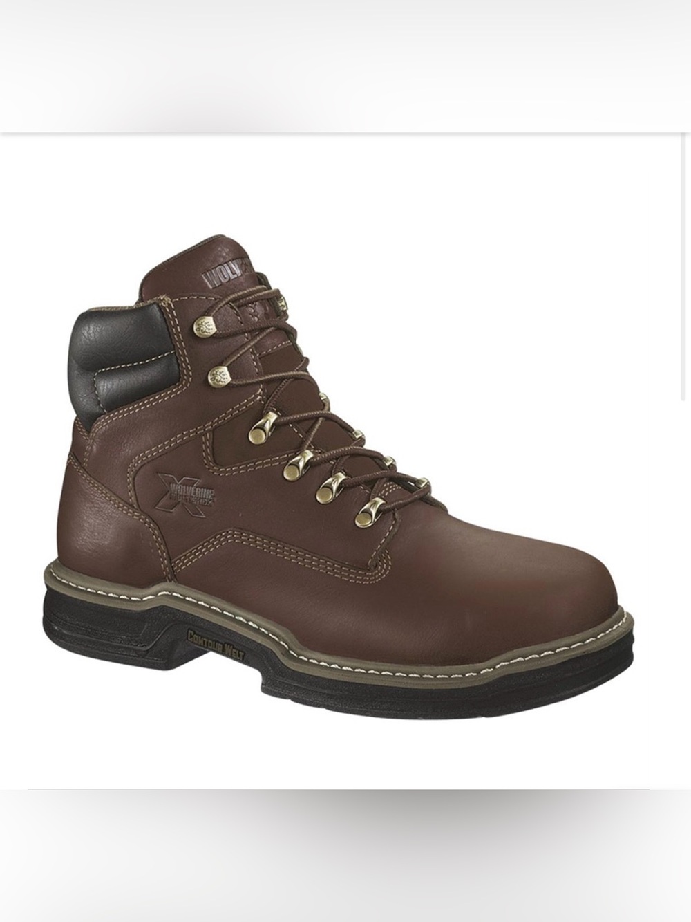 Wolverine 6" Contour Welt Waterproof Steel Toe Met Guard Work Boots,